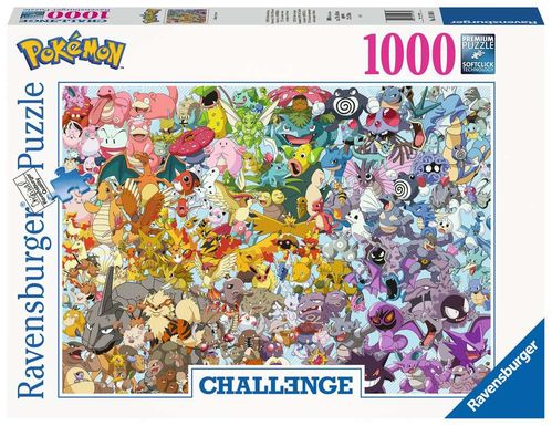 Juego Ravensburger, puzzle adulto 1000 piezas Fantasia Challenge Puzzle Pokemon (1/1)