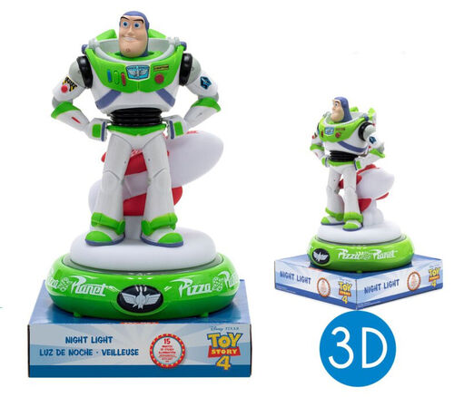 Lmpara led de noche figura 3D 23cm Buzz de Toy Story