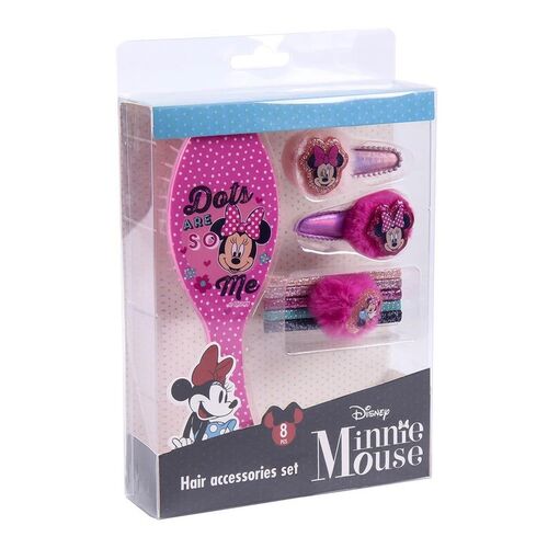 Set de belleza accesorios 8 piezas de Minnie Mouse