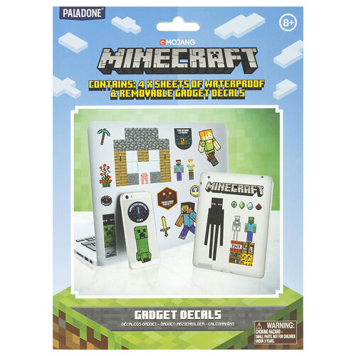 Paladone, Pegatinas para gadgets Minecraft Varios