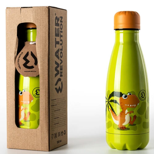 Botella cantimplora termo acero inoxidable 350ml Water Revolution 'Dinosaurio'
