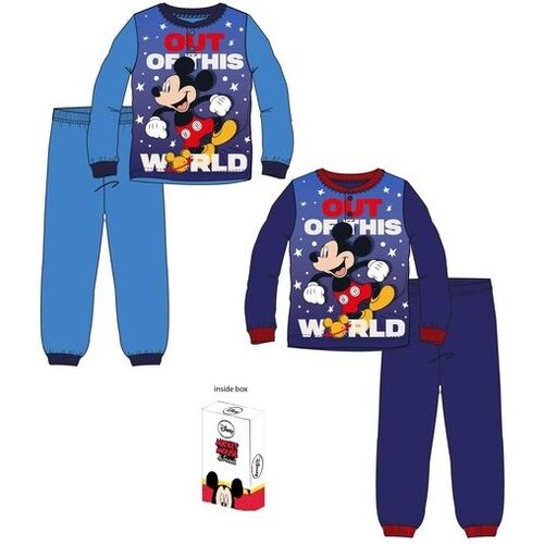 Pijama manga larga micropolar de Mickey Mouse