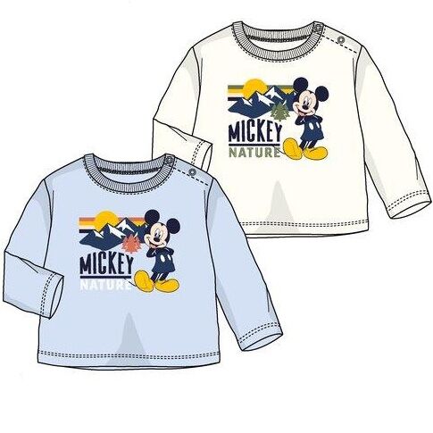 Camiseta algodón organico para bebe de Mickey Mouse