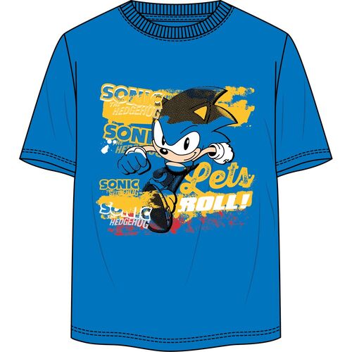 Camiseta juvenil/adulto de Sonic - talla XL