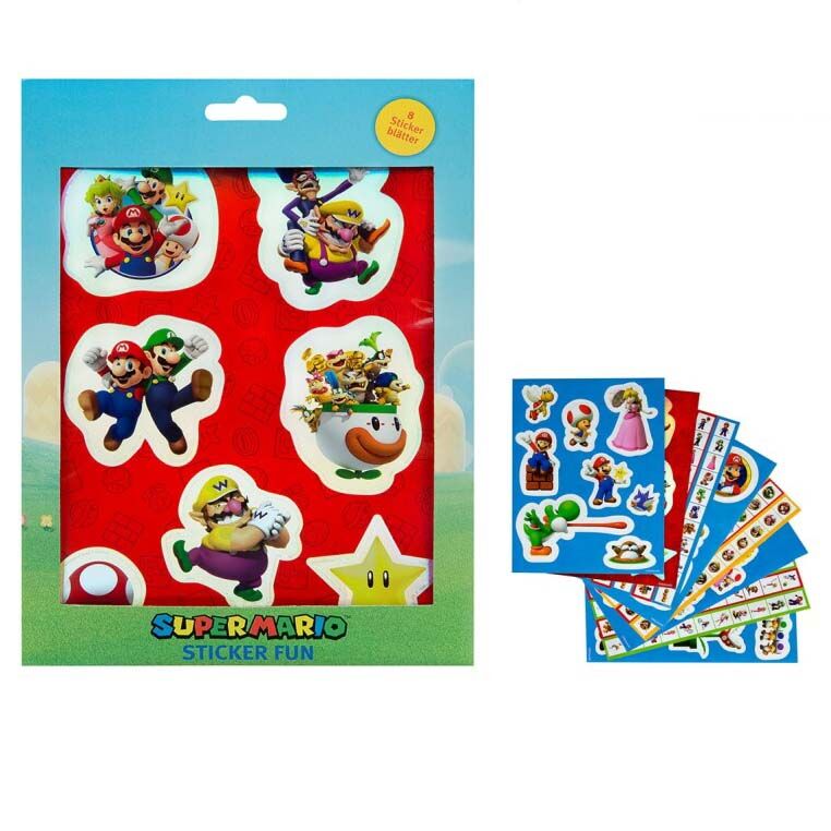 Pegatinas stickers de Super Mario