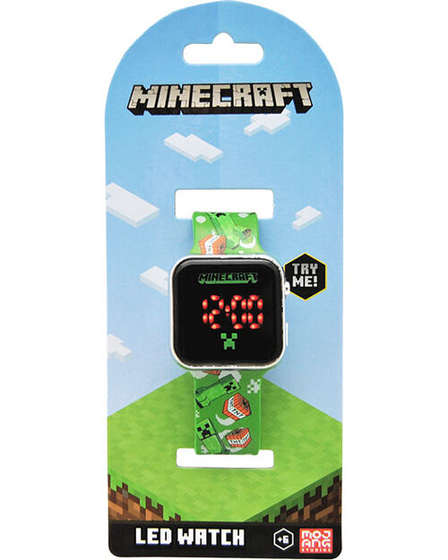 Reloj pulsera digital led de Minecraft