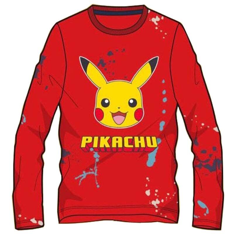 Camiseta algodón manga larga de Pokemon