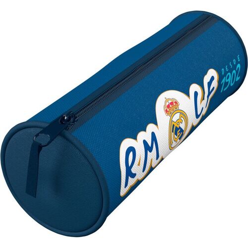 Estuche portatodo cilndrico de Real Madrid