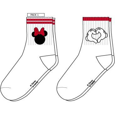 Pack 2 calcetines de Minnie Mouse