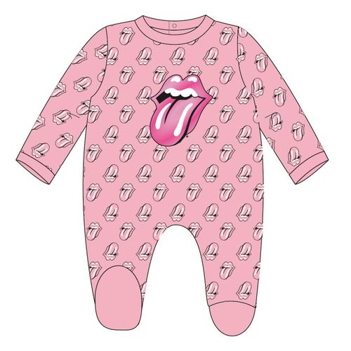 Pijama pelele para bebe interlock de Rolling Stones (st5)